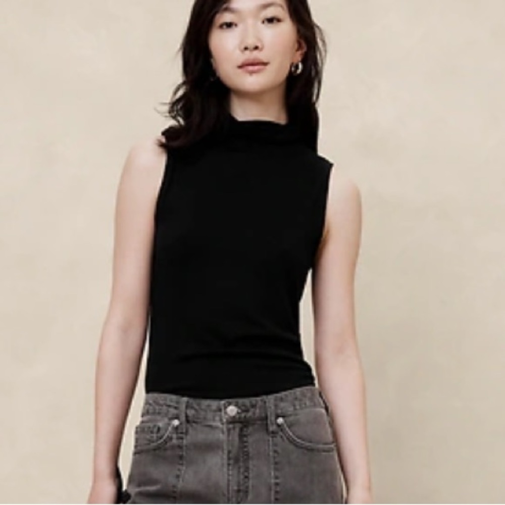 Banana Republic Soft Luxe Turtleneck Top